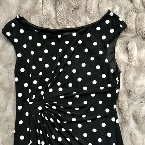 Connected Apparel Polka Dot Dress